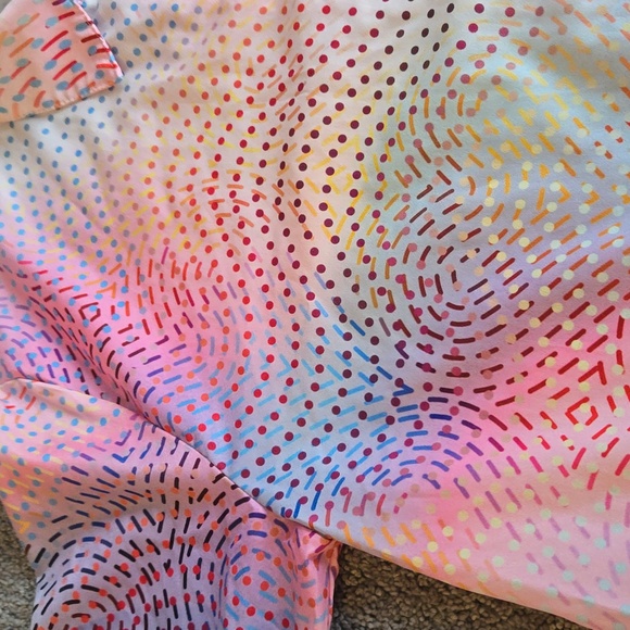 Vintage Pastel Print Blouse - Picture 2 of 3